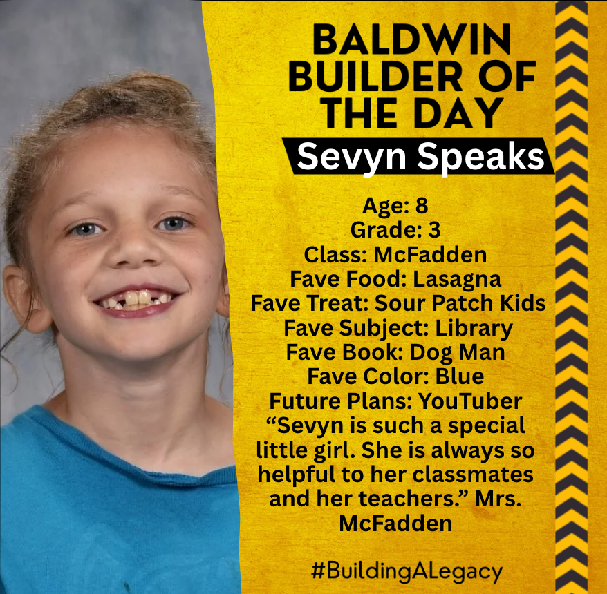 Baldwin Builder of the Day