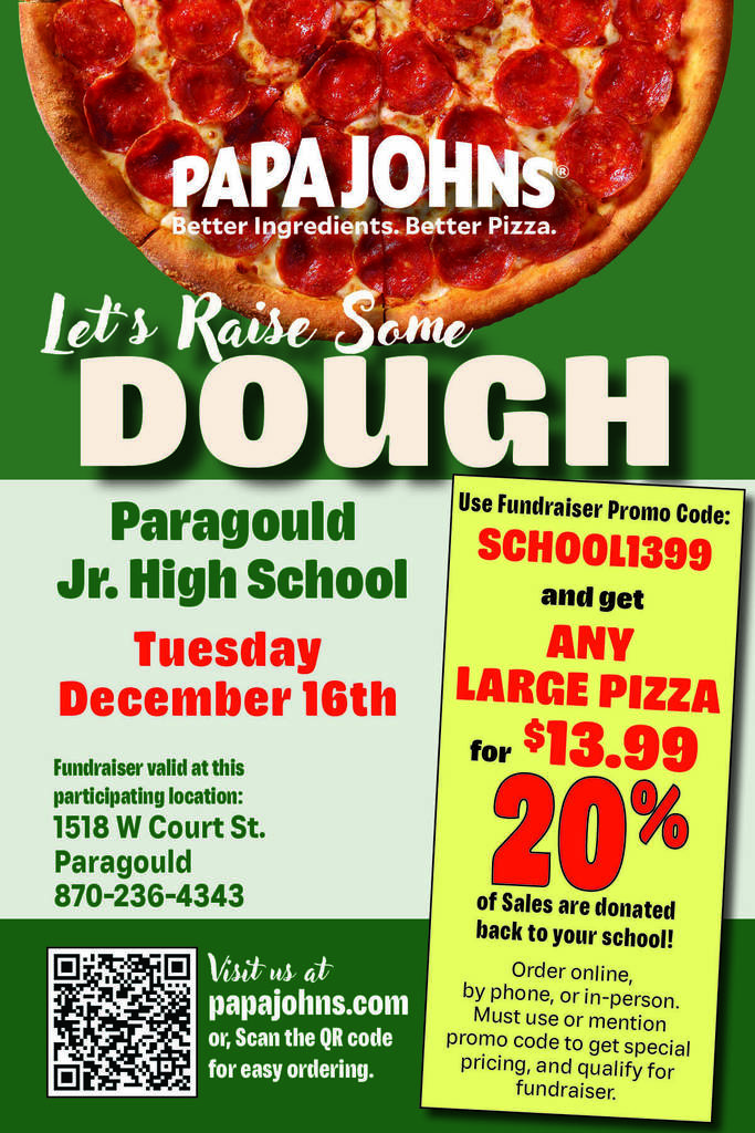 Papa Johns Fundraiser