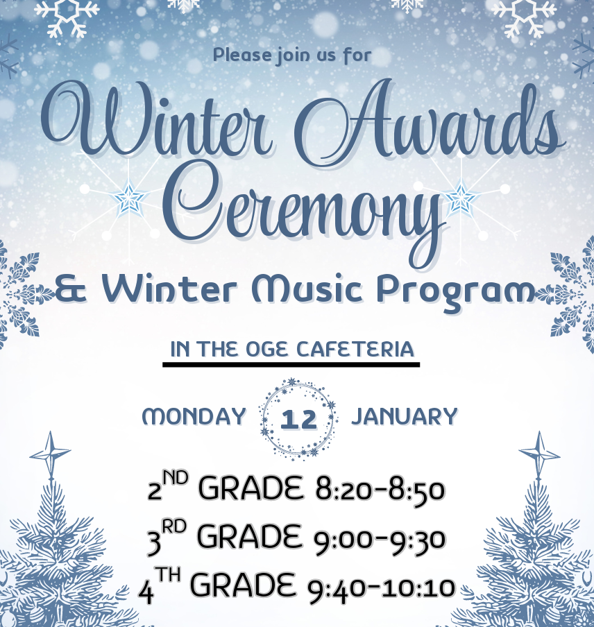Winter Awards Ceremony