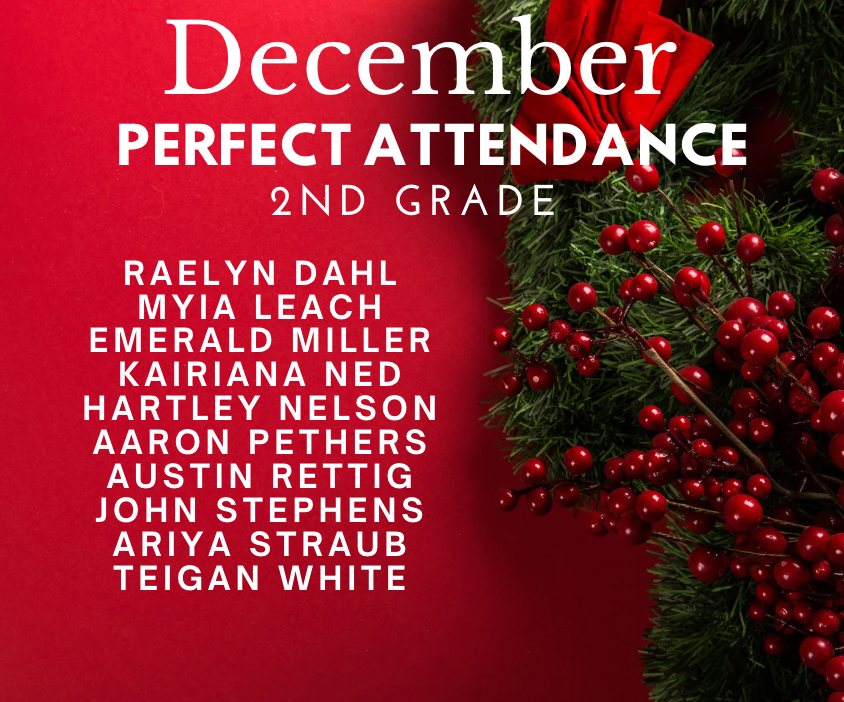 December Perfect Attendance