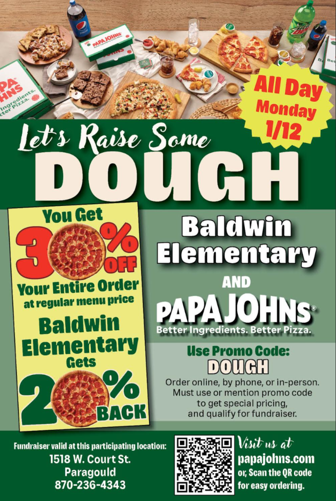 Baldwin Papa Johns Night