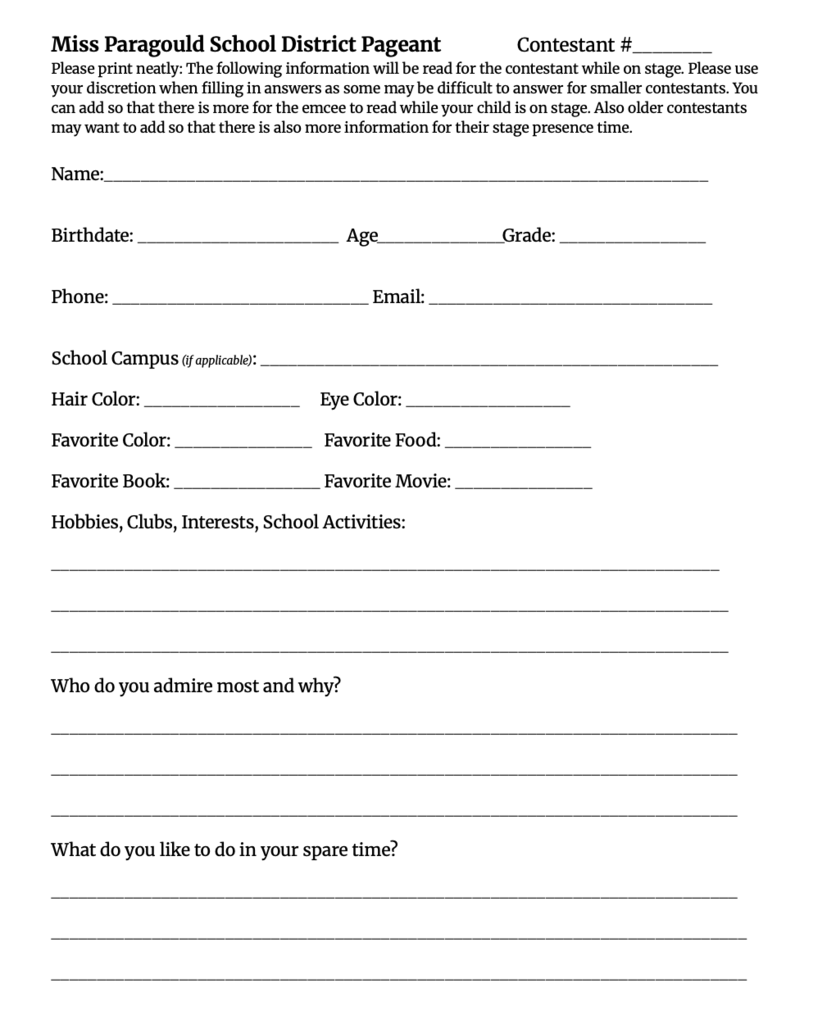 Miss PSD Pageant 2026