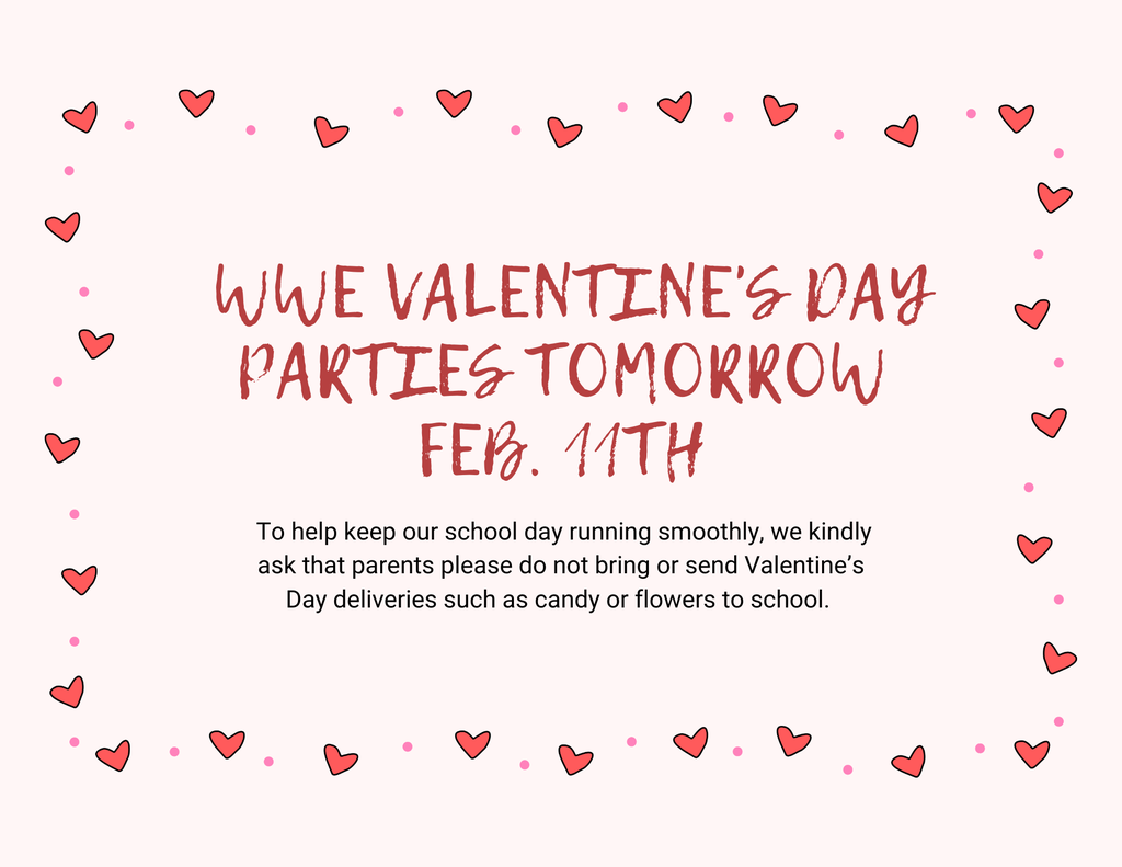 White and Red Simple Valentine's Day Flyer