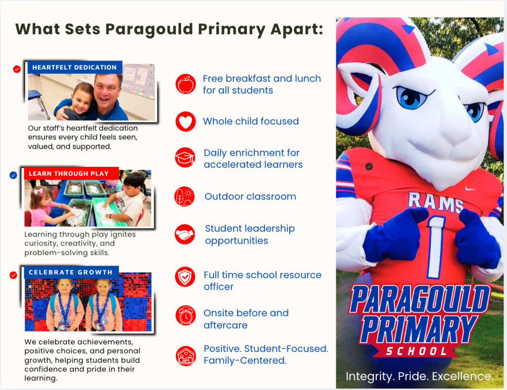What sets Paragould Primary Apart