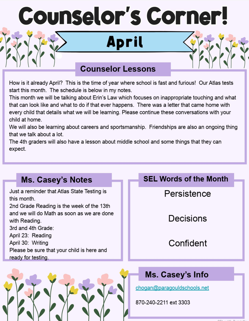 Counselor Newsletter