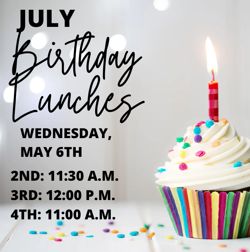 Birthday Lunches