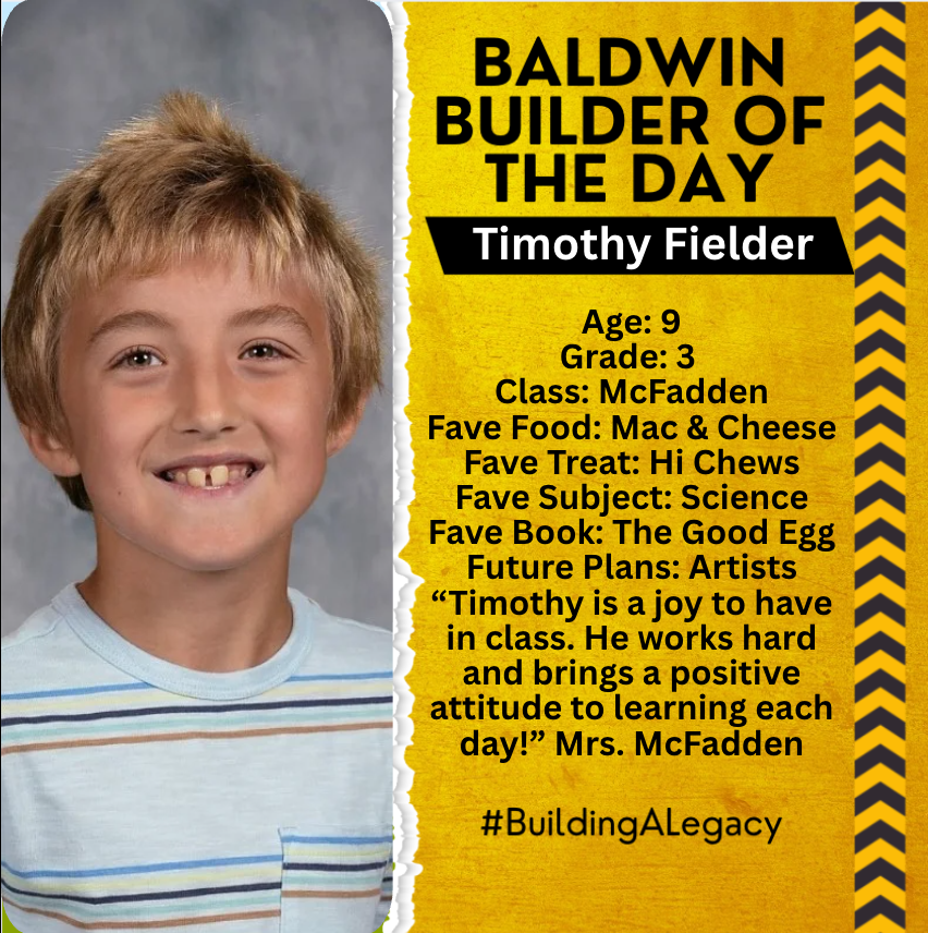 Baldwin Builder of the Day