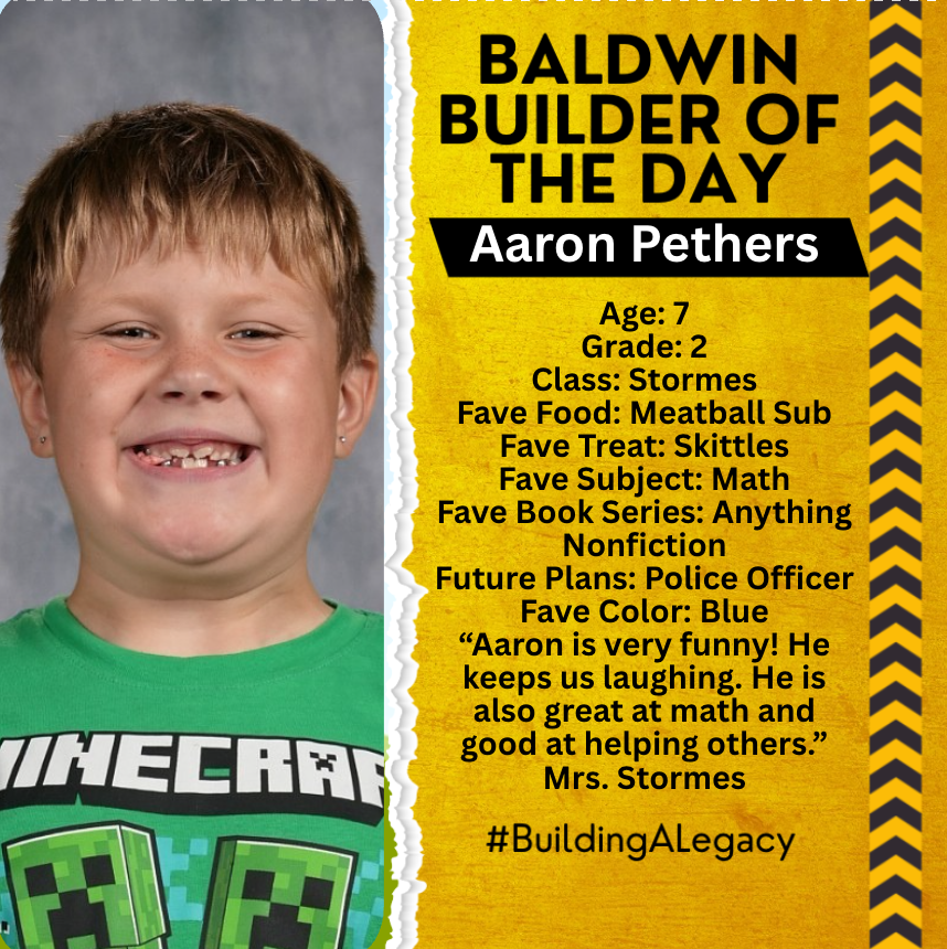 Baldwin Builder of the Day