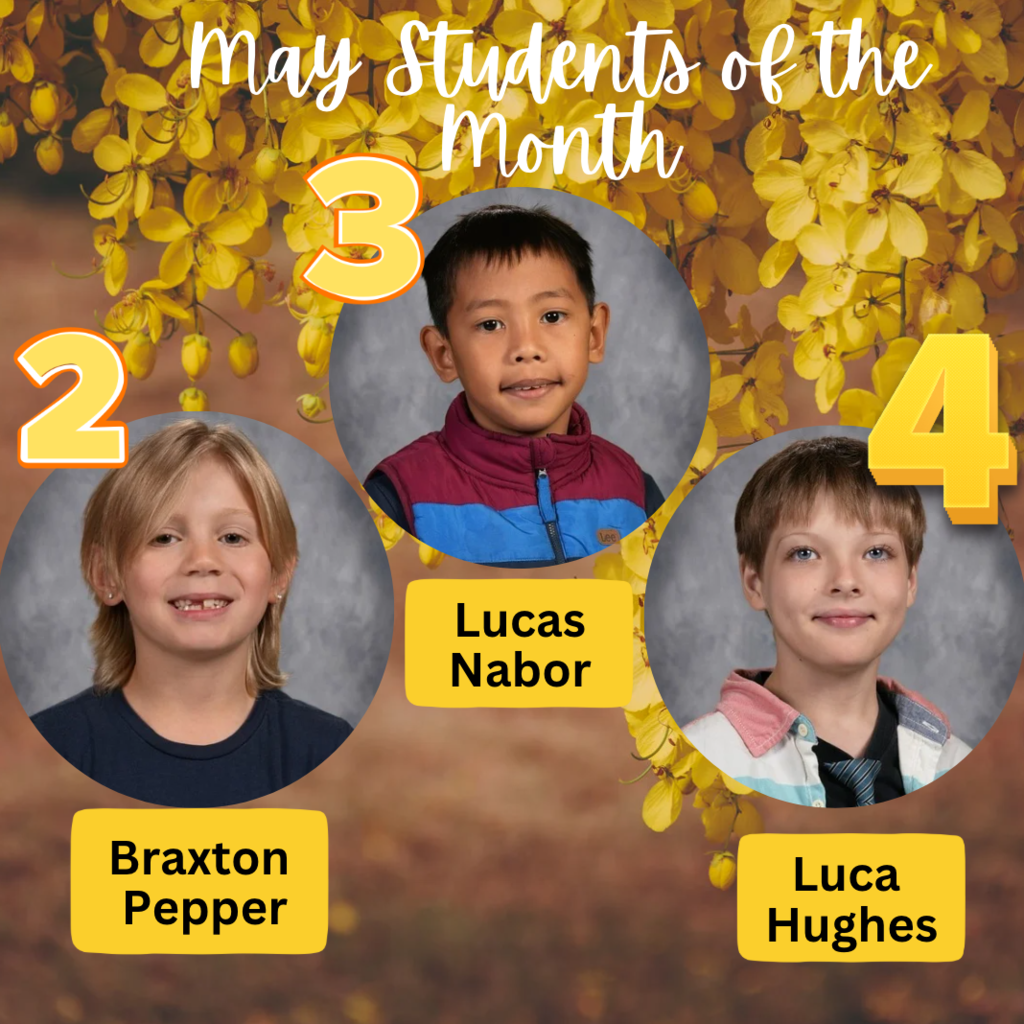 May Students of the Month