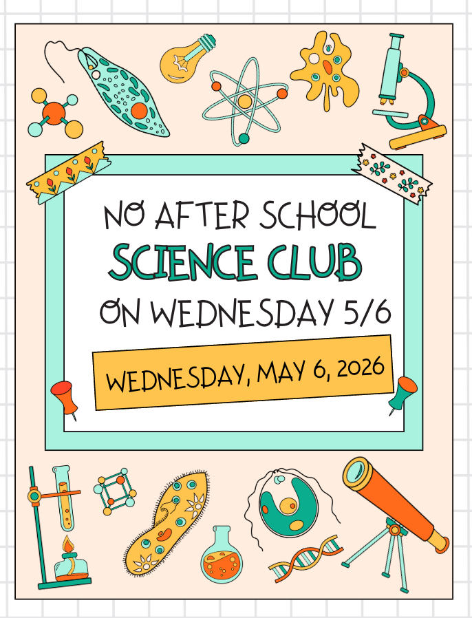 No Science Club: May 6th