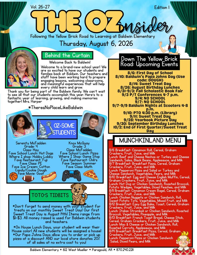 Baldwin Newsletter