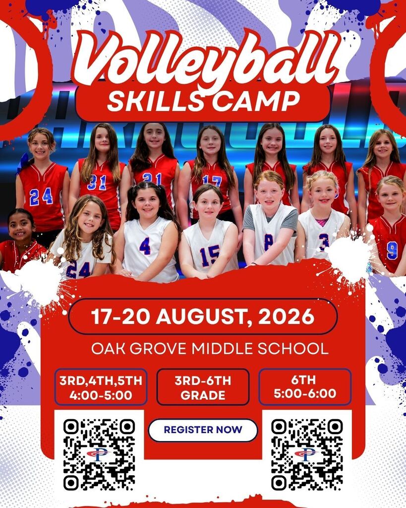 Volleyball camp flyer