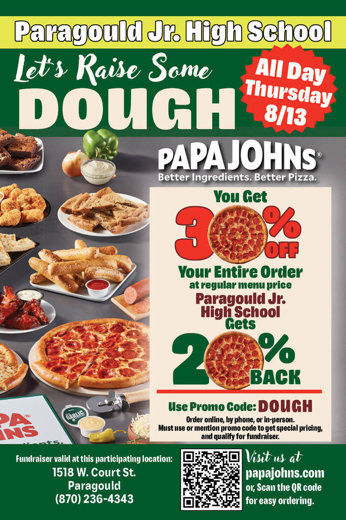 Papa Johns Fundraiser
