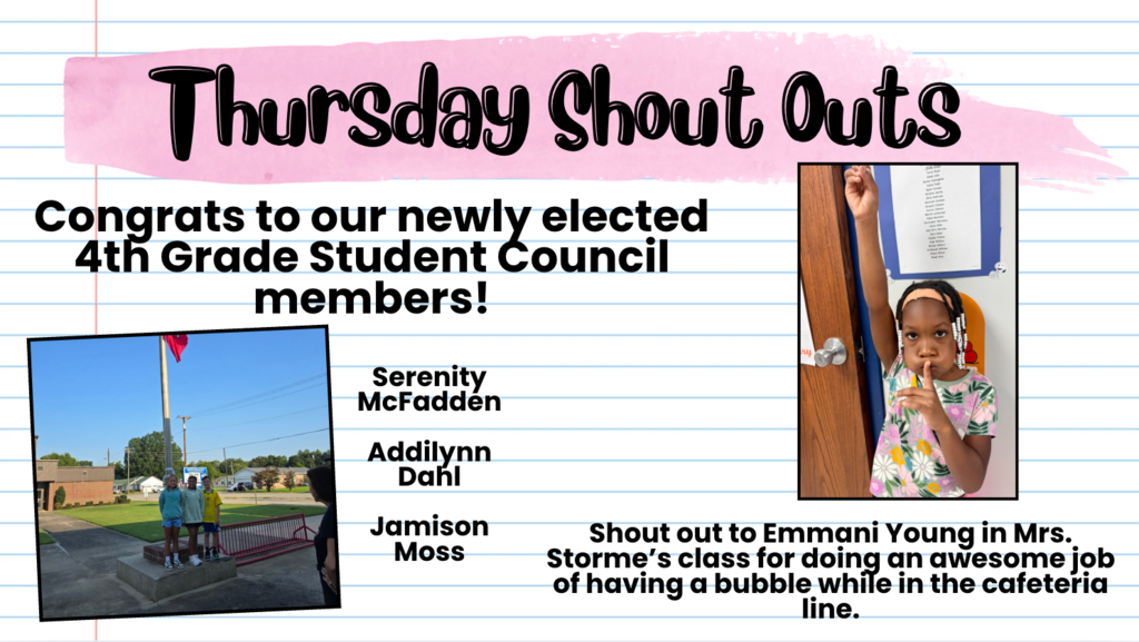 Thursday Shout Outs