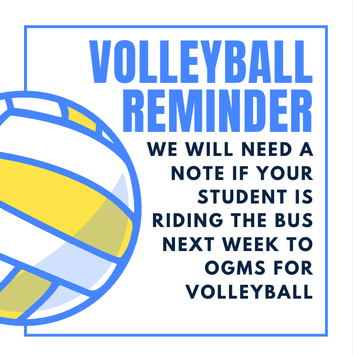 Volleyball Reminder