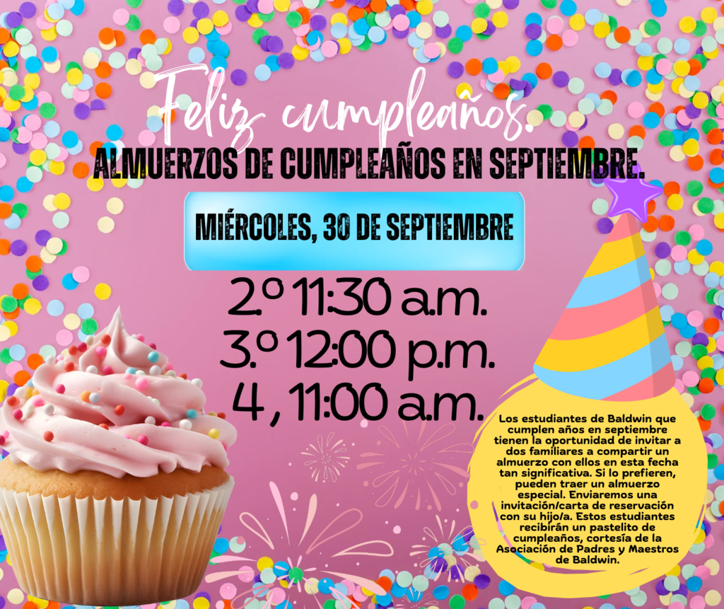 September Birthday Lunches