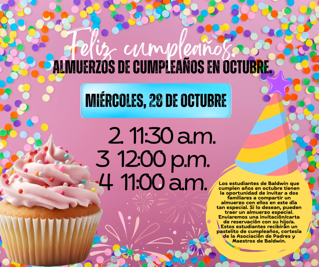 October Birthday Lunches