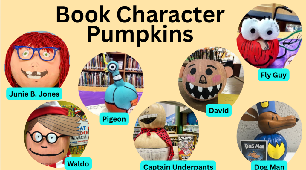 Book Character Pumpkins Due October 15th