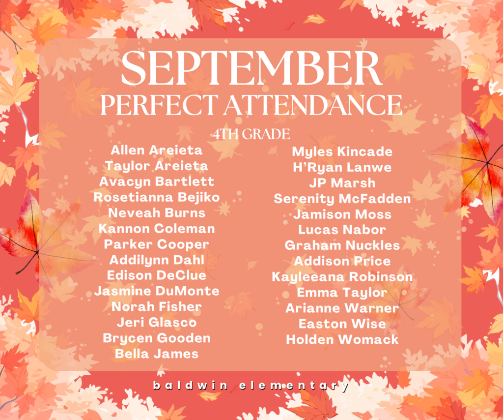 Perfect Attendance