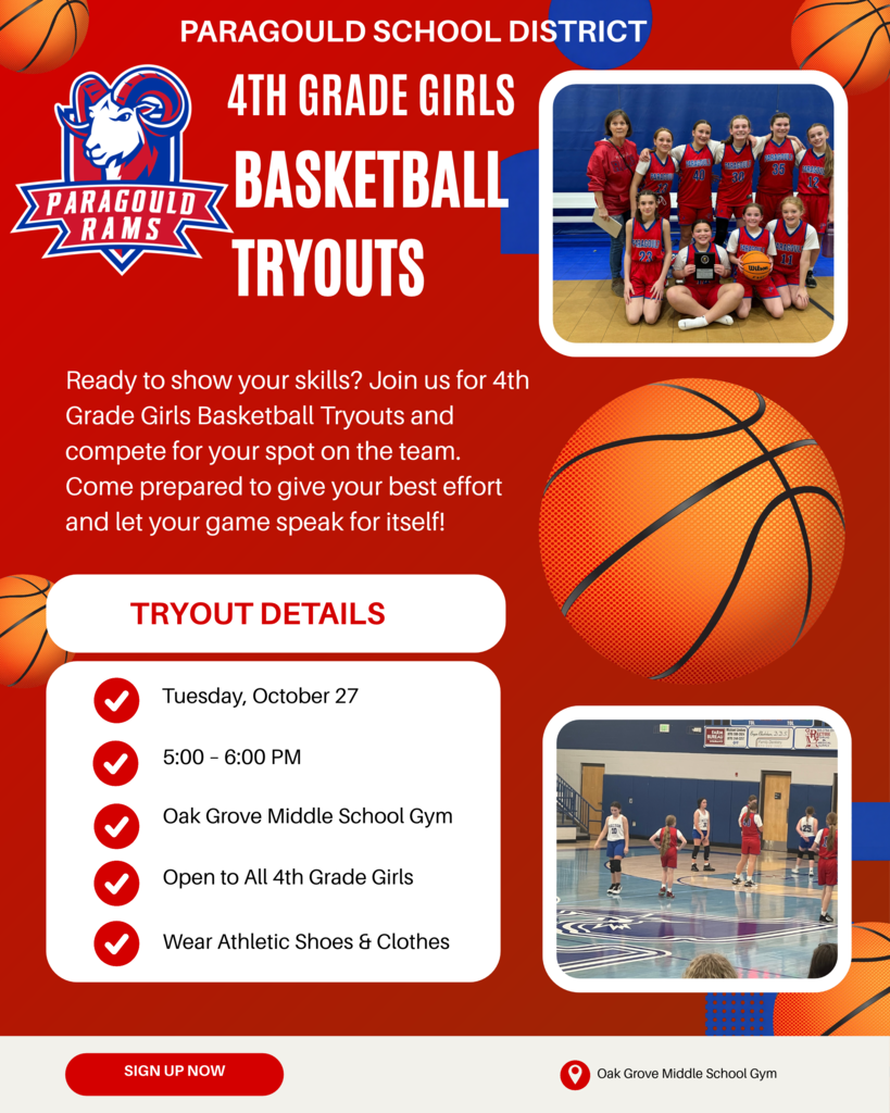 4th Grade Girls tryouts