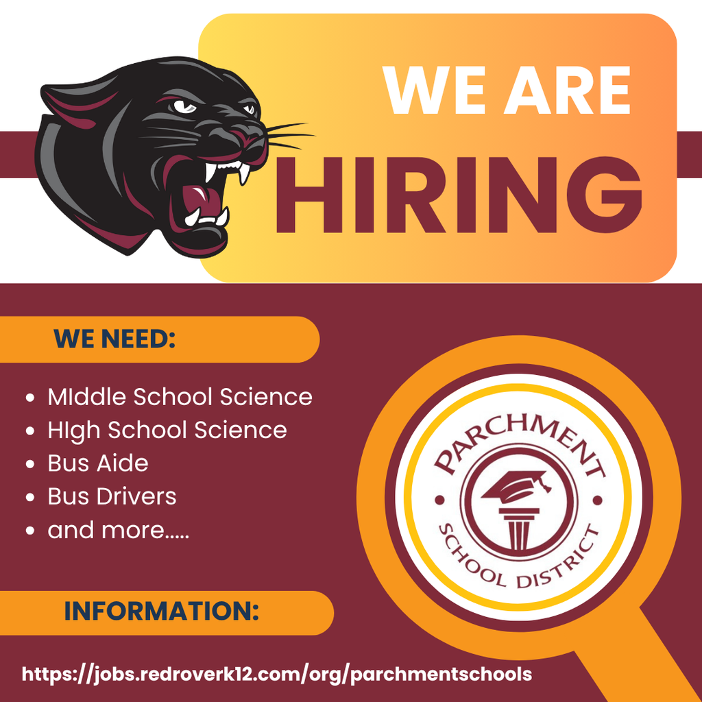 School is starting soon and we have open positions.  