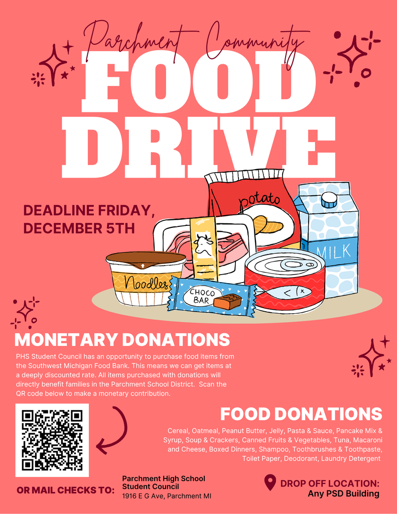 2025 food drive flyer