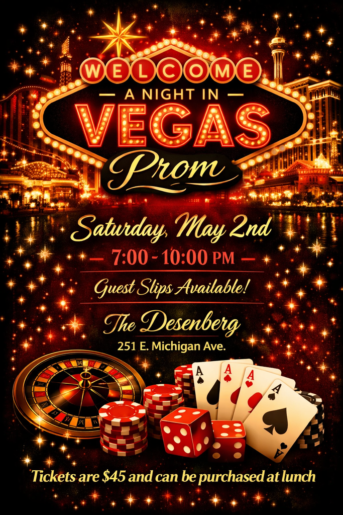 PHS prom is May 2nd from 7-10pm. Tickets are on sale at https://aws.schoolpay.com/pay/for/Prom-2026--A-Night-in-Vegas/Spta4F