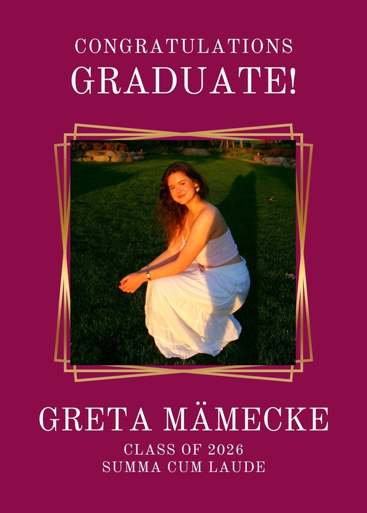 Summa Cum Laude Spotlight - Greta Mämecke