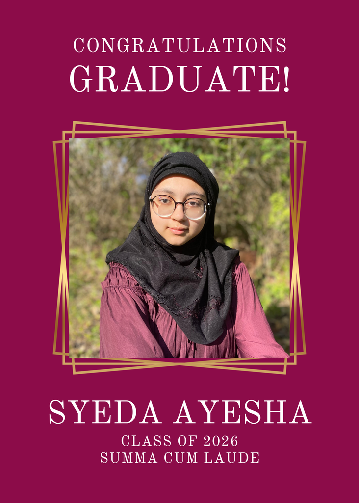 Summa Cum Laude Spotlight - Syeda Ayesha