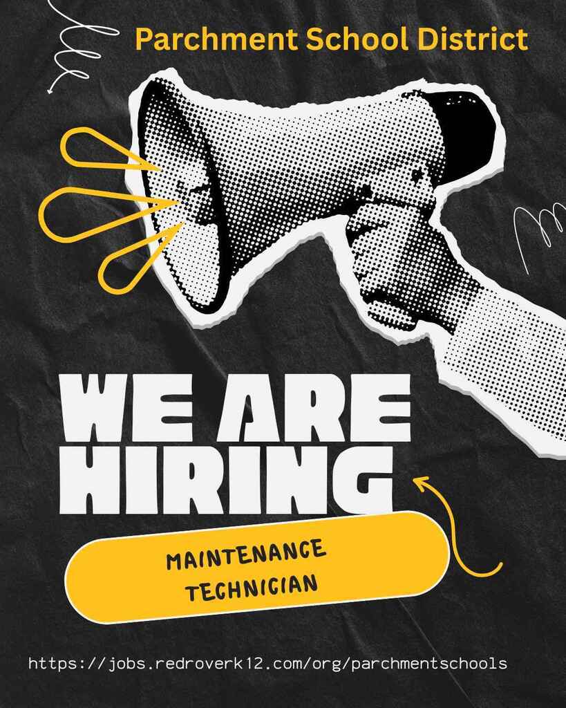 We are hiring. https://jobs.redroverk12.com/org/parchmentschools/opening/198180