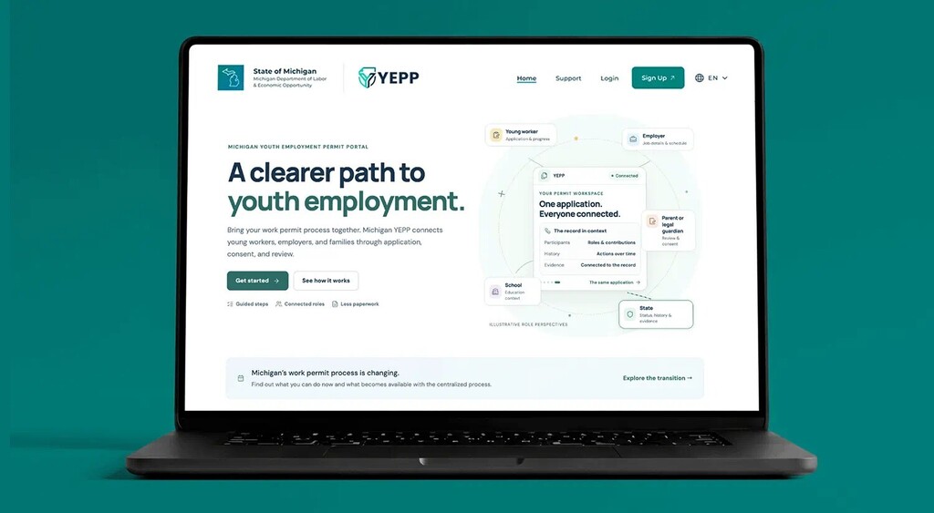 Michigan’s Youth Employment Permit Portal (YEPP) makes it easier for employers and young workers to complete the youth employment permit process online.