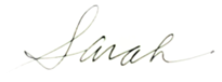 Sarah Signature