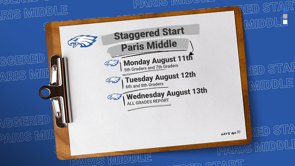 staggered start