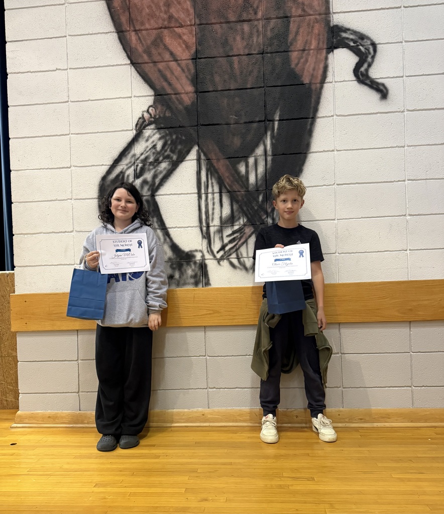 6th Grade August Students of the Month