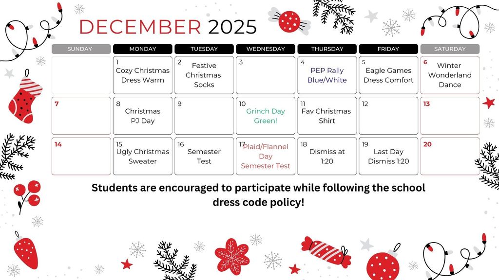 Christmas dress up days