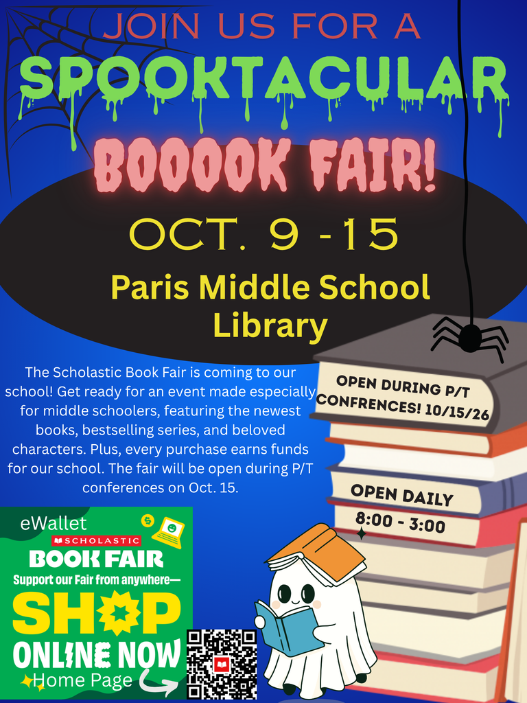 PMS Book Fair Oct. 9-15