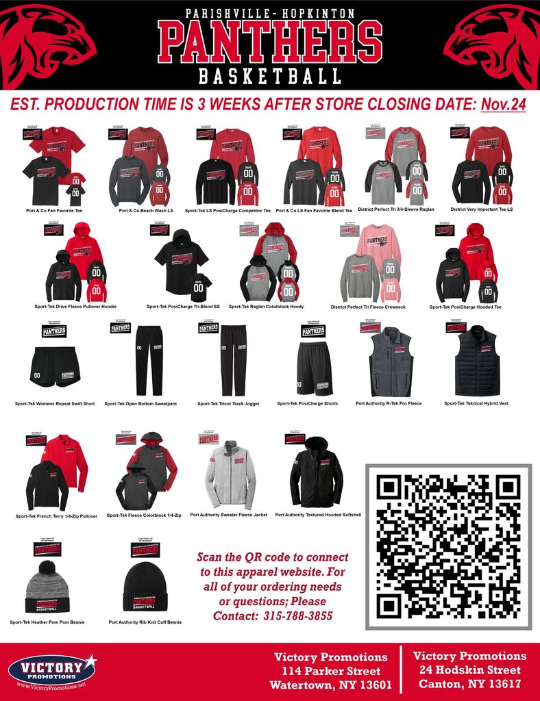 PH Basketball Store Flier