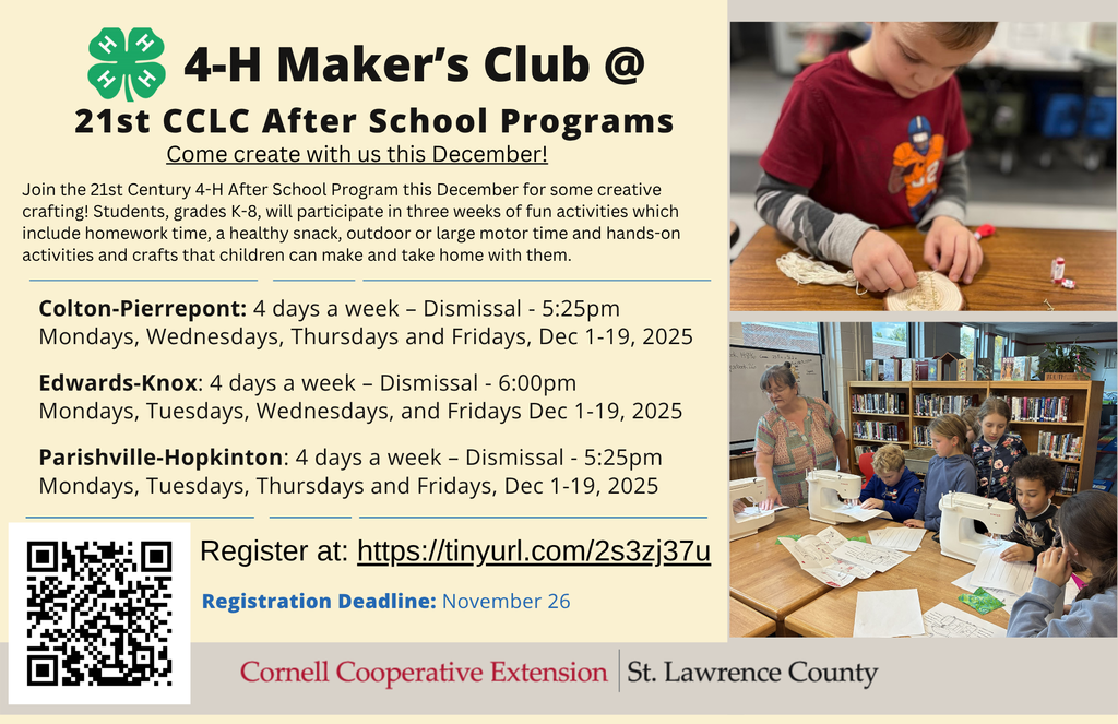 Maker's Club 2025 Digital Flyer