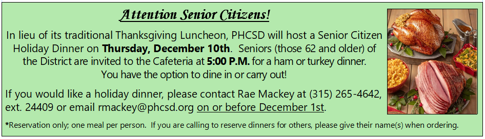 Senior Dinner