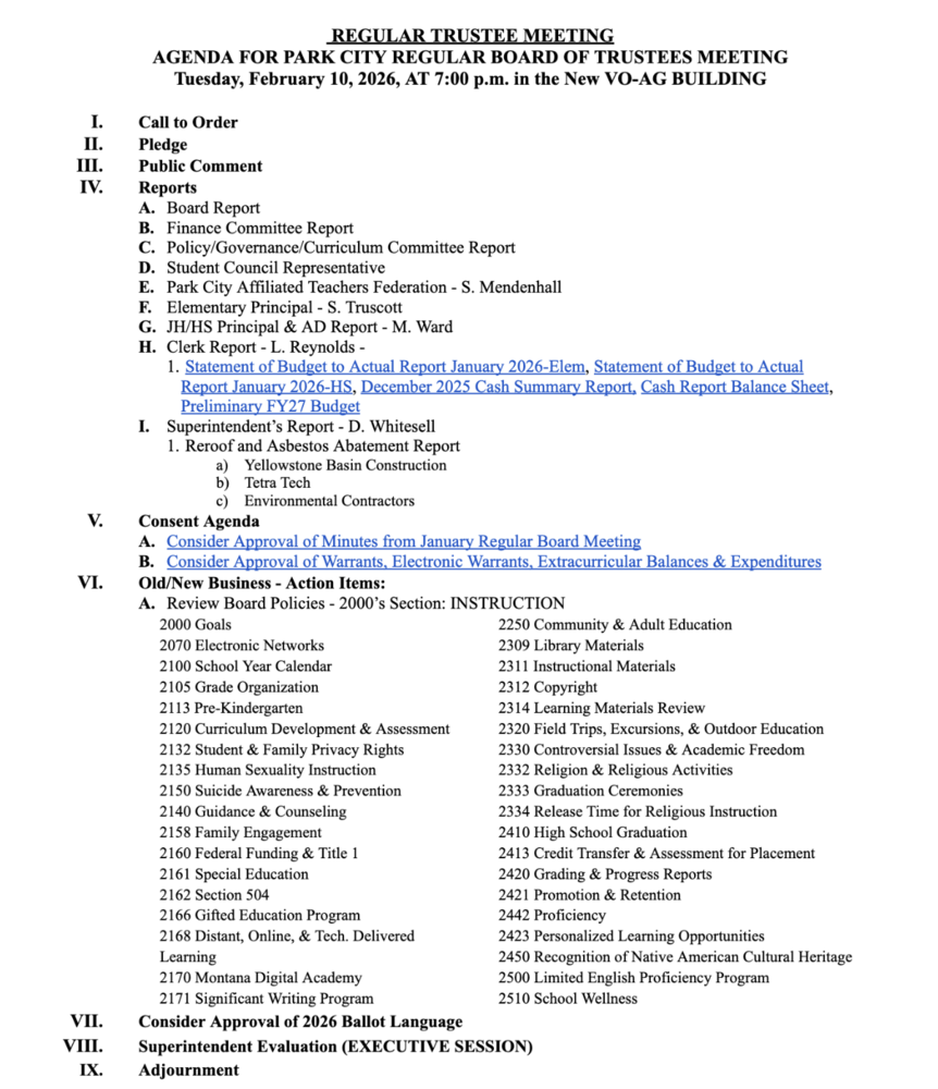 Regular Board Meeting - February 2026