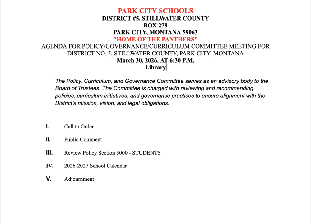 Finance Committee Meeting