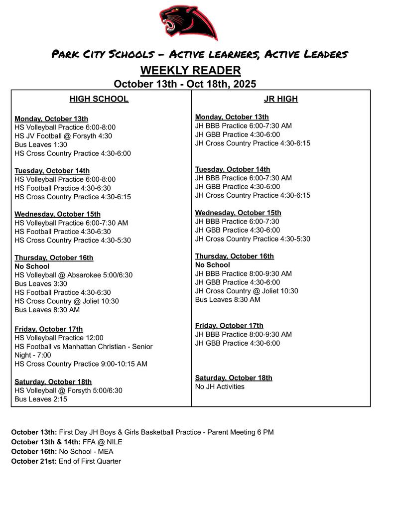 Weekly Reader 10-13