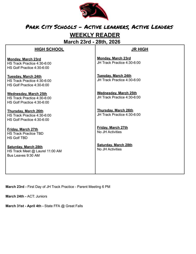 Weekly Reader 3-23