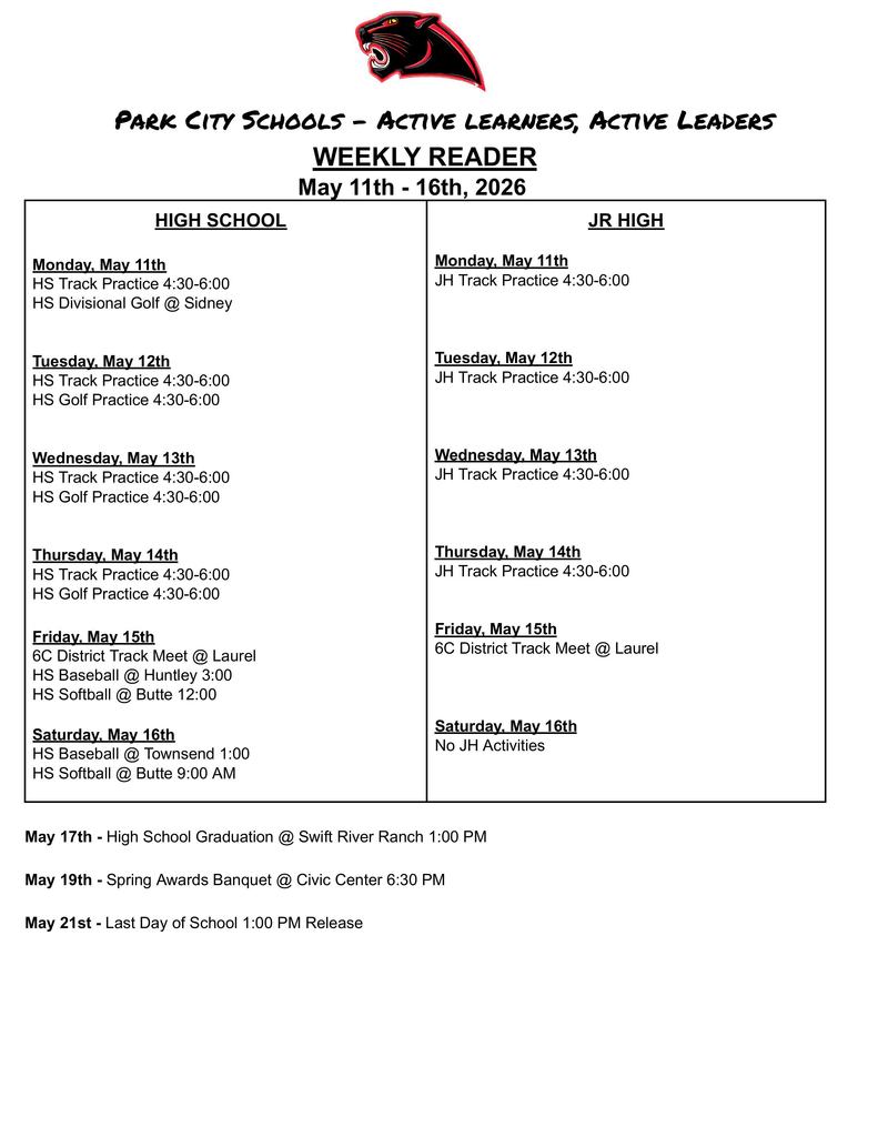 Weekly Reader 5-11