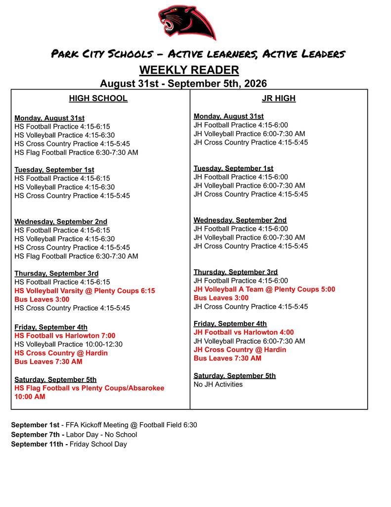 Weekly Reader 8-31