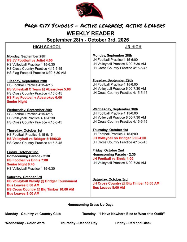 Weekly Reader 9-28