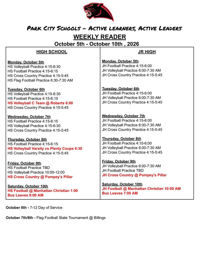 Weekly Reader 10-5