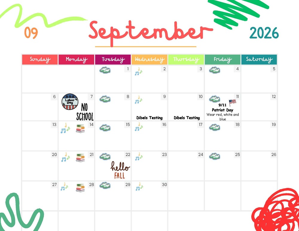 September Calendar