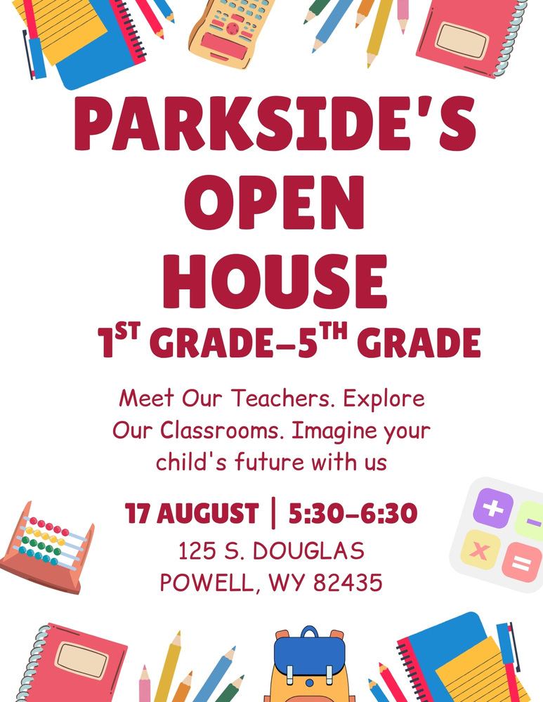 1st-5th grade Open House