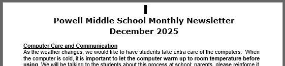 2025 December Newsletter-Calendar  